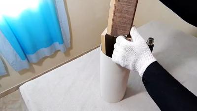 Как круглую трубу ПВХ превратить в квадратную Как круглую трубу ПВХ превратить в квадратную