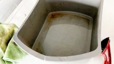 Мастер-класс: чистка кухонного фартука cодой и уксусом