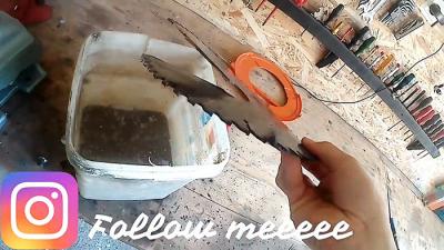 Как сделать садовый бур из пильного диска Как сделать садовый бур из пильного диска