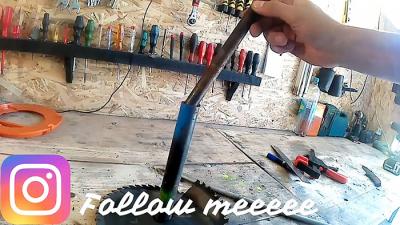 Как сделать садовый бур из пильного диска Как сделать садовый бур из пильного диска