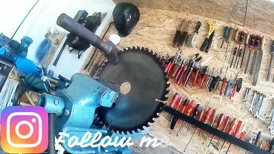 Как сделать садовый бур из пильного диска Как сделать садовый бур из пильного диска