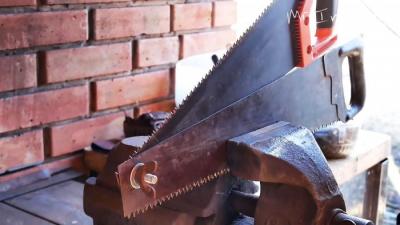 Резак по металлу из старых ножовок