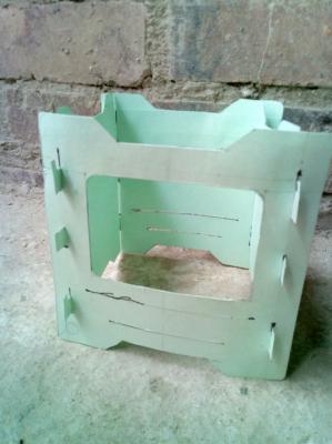 Как сделать складную карманную печку для готовки в походе Как сделать складную карманную печку для готовки в походе