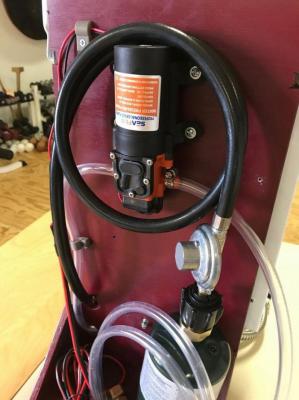 Портативный душ с газовым нагревом для кемпинга