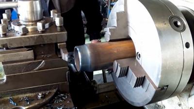 Как уменьшить диаметр стальной трубы трением