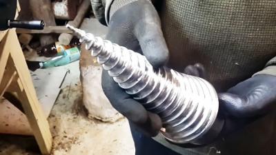 Как изготовить дровокольную «морковку» в гараже Как изготовить дровокольную «морковку» в гараже