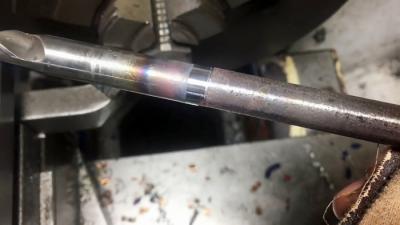 Наращивание сверла сваркой трением