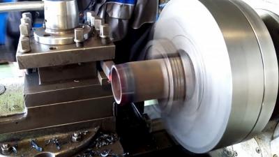 Как уменьшить диаметр стальной трубы трением