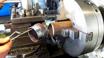 Как уменьшить диаметр стальной трубы трением