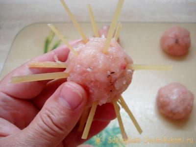 Детский суп с осьминожками