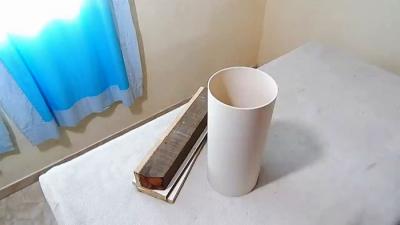 Как круглую трубу ПВХ превратить в квадратную Как круглую трубу ПВХ превратить в квадратную