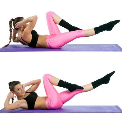 Как сделать плоский живот в домашних условиях - упражнения