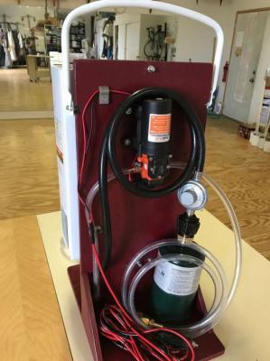 Портативный душ с газовым нагревом для кемпинга