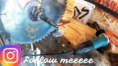 Как сделать садовый бур из пильного диска Как сделать садовый бур из пильного диска