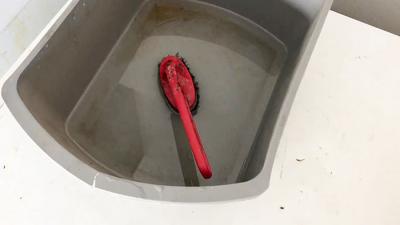 Мастер-класс: чистка кухонного фартука cодой и уксусом