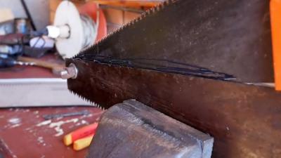 Резак по металлу из старых ножовок