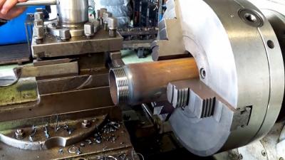 Как уменьшить диаметр стальной трубы трением