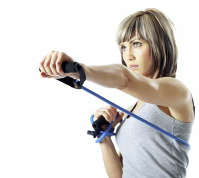 Эспандер для женщин. Упражнения с эспандером для женщин в домашних условиях для рук, ног, грудной мышцы