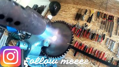 Как сделать садовый бур из пильного диска Как сделать садовый бур из пильного диска