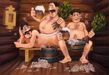 Как мужики в бане парились: история из жизни