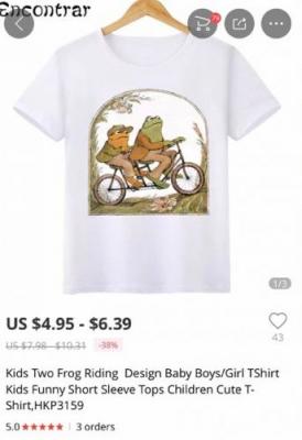 Мама купила дочке милую футболку. Но с такими покупками малышке впору подсесть на «Вороваек» и «Бутырку»